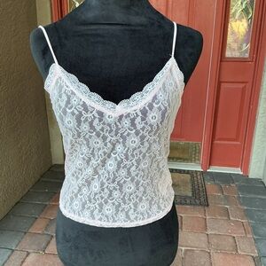 H&M Pale Pink Lace Camisole